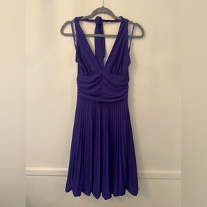 Cache Women’s Halter Dress.Beautiful Purple. Size 4